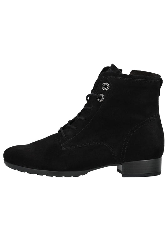 Gabor Comfort Stiefelette Leder Schwarz Warmfutter