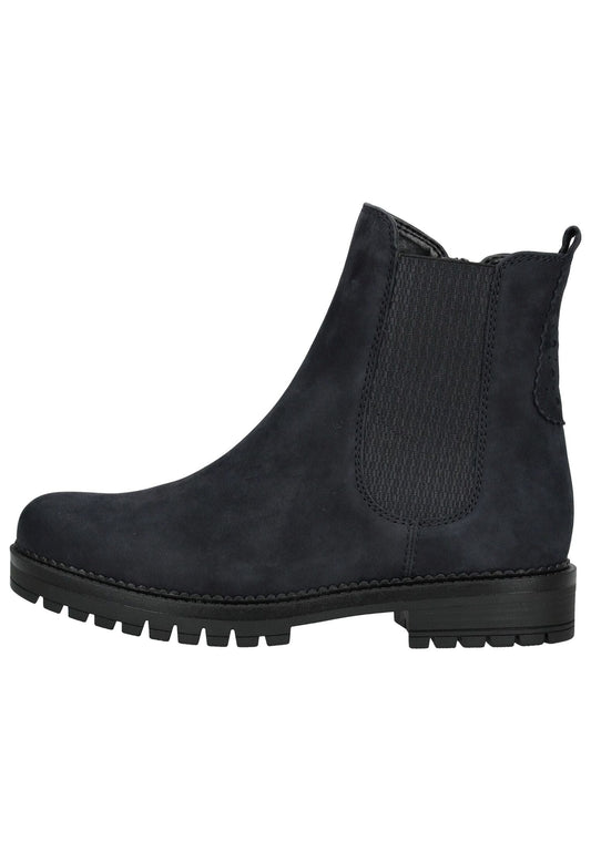 Gabor Comfort Stiefelette Nubukleder/Textil Dunkelblau