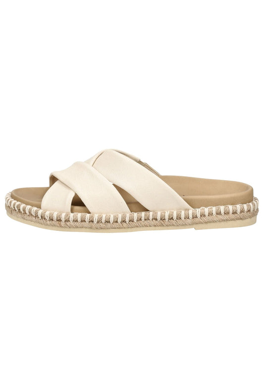 Gabor Pantoletten Glattleder Beige