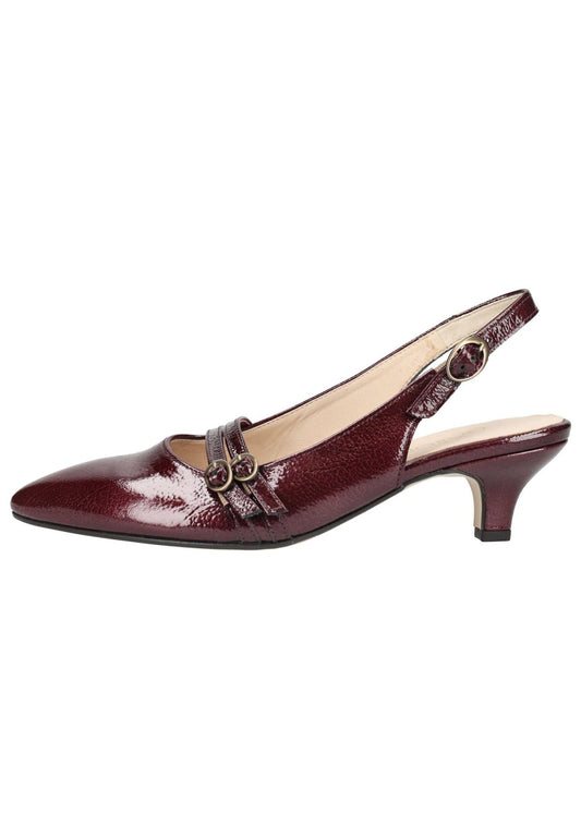 Gabor Pumps Leder Bordeaux