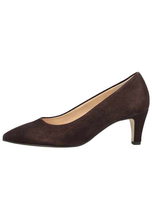 Gabor Pumps Veloursleder Mocca