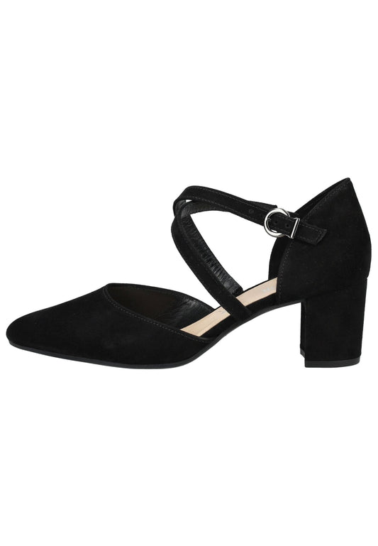 Gabor Pumps Veloursleder Schwarz