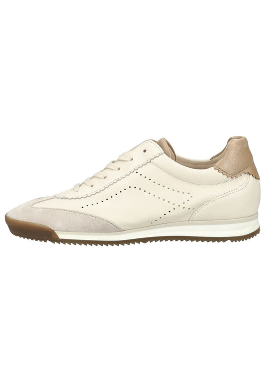 Gabor Sneaker Leder Weiß/Beige