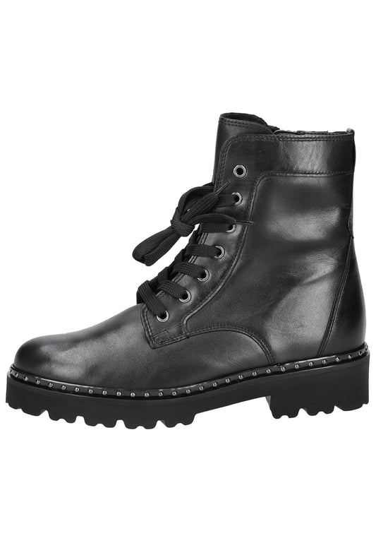 Gabor Stiefelette Leder Schwarz Warmfutter