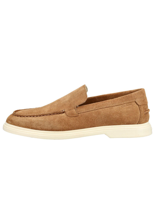 GANT Slipper Veloursleder Sand