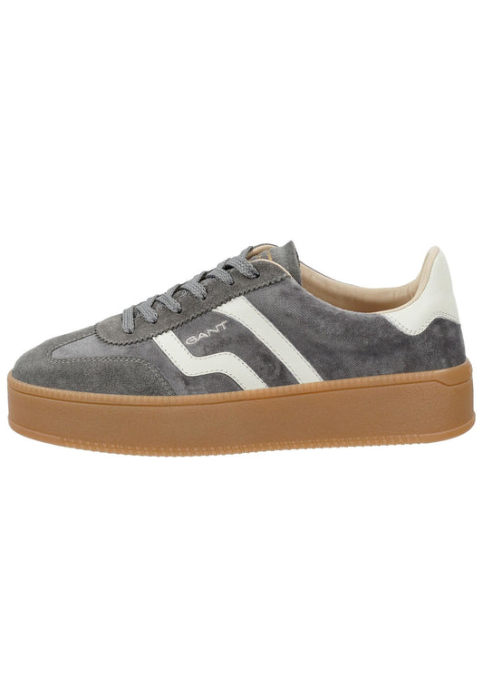 GANT Sneaker Veloursleder Grau/Weiß