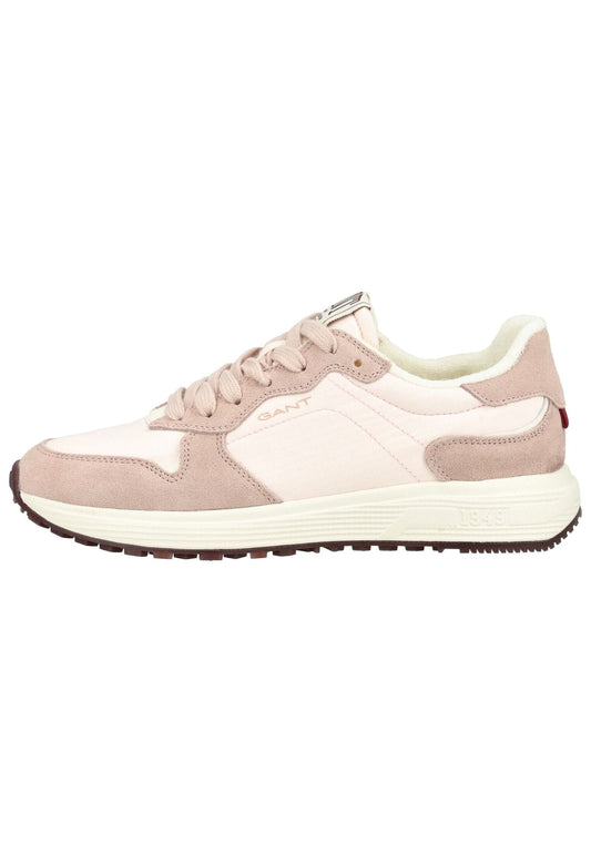 GANT Sneaker Veloursleder/Textil Weiß/Rosa
