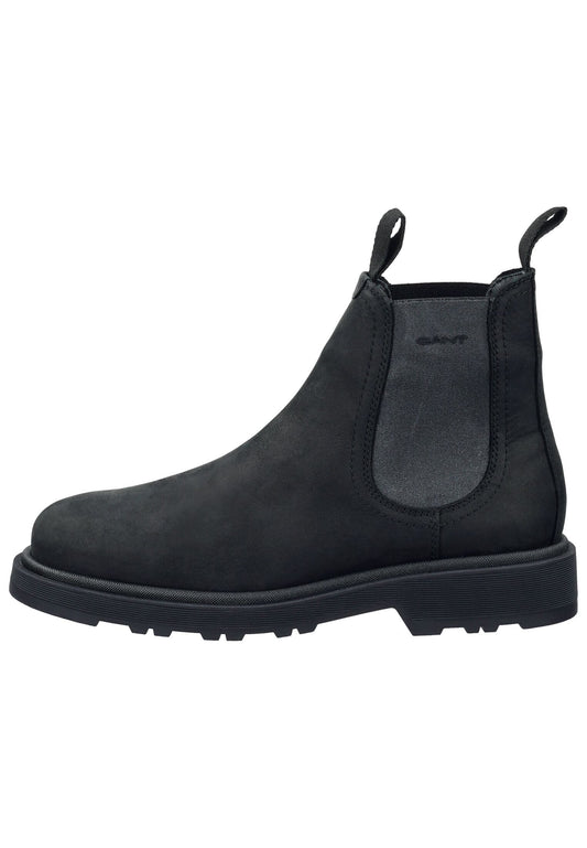 GANT Stiefelette Leder/Textil Schwarz