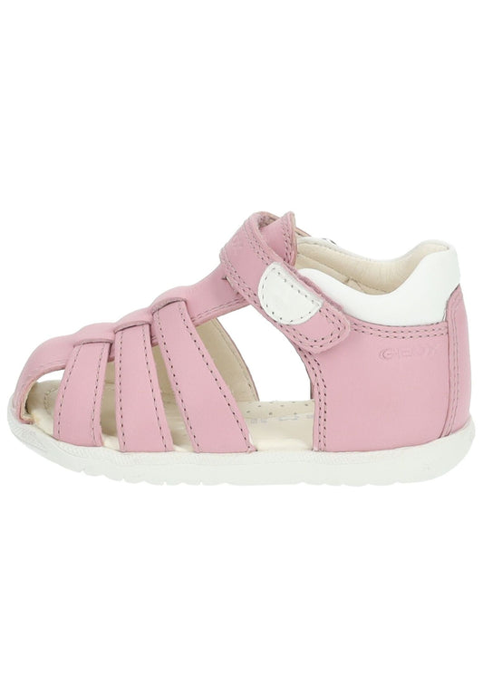 Geox Sandalen Nappaleder Rosa/Weiß