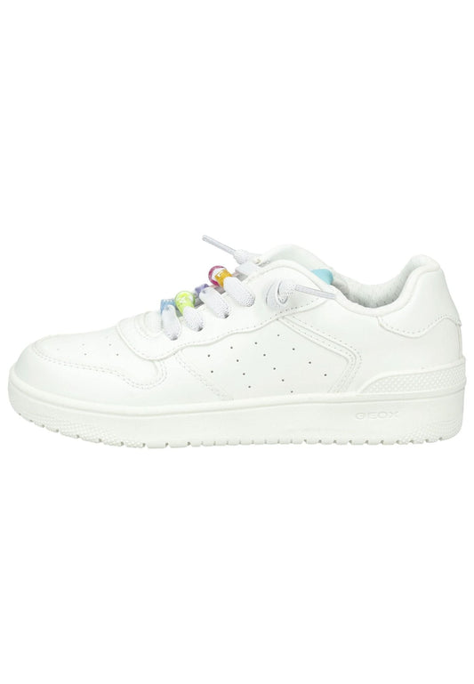 Geox Sneaker Lederimitat Weiß