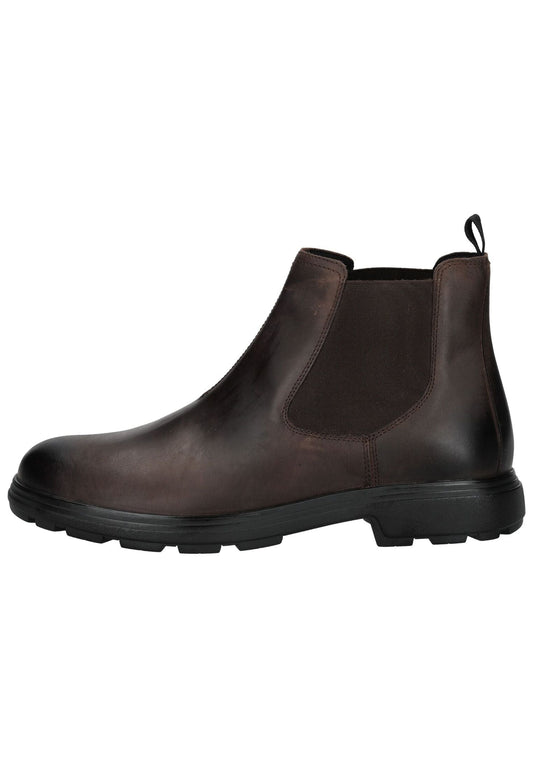 Geox Stiefelette Leder/Textil Coffee