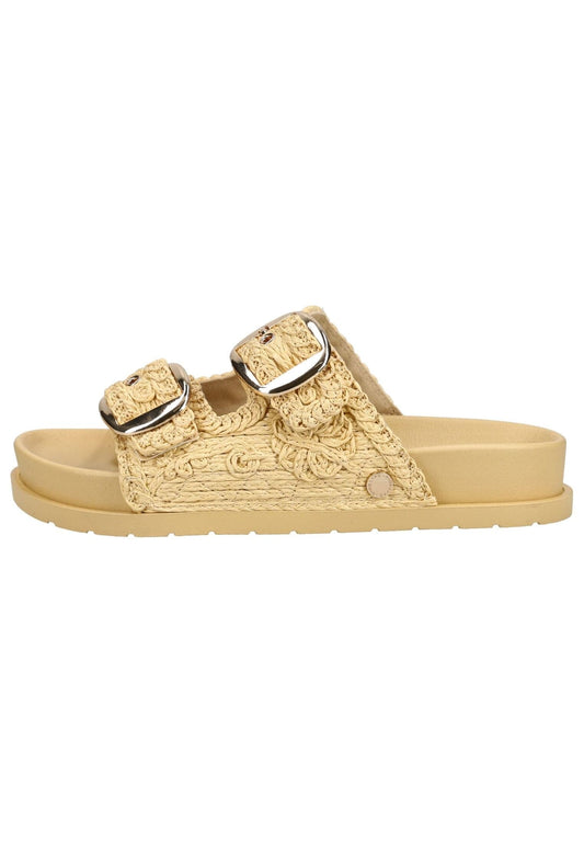 GIOSEPPO Pantoletten Lederimitat Beige