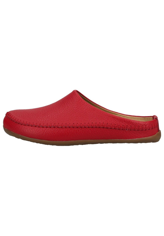Haflinger Hausschuhe Leder Rot