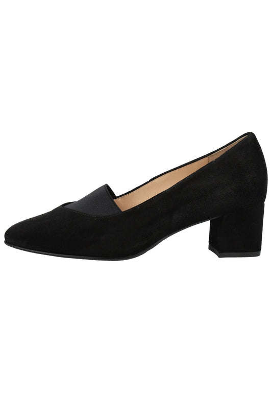 HASSIA Pumps Veloursleder Schwarz