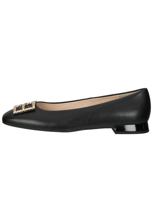 Högl Ballerinas Glattleder Schwarz
