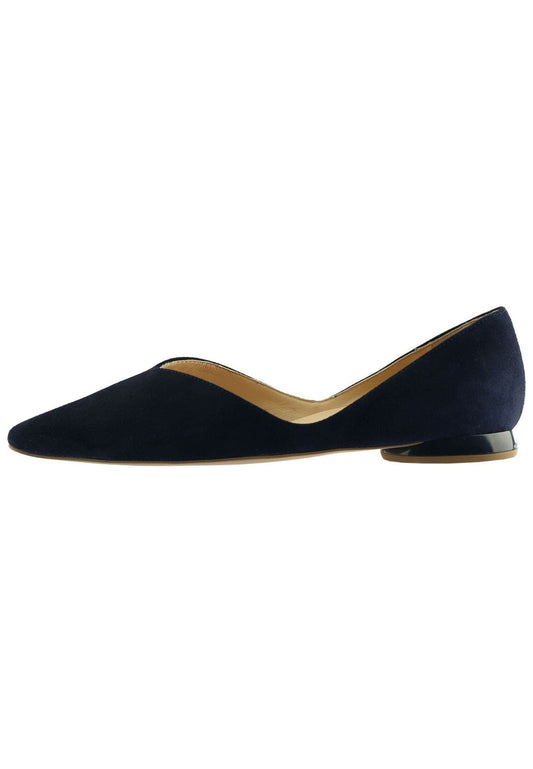 Högl Ballerinas Veloursleder Dunkelblau