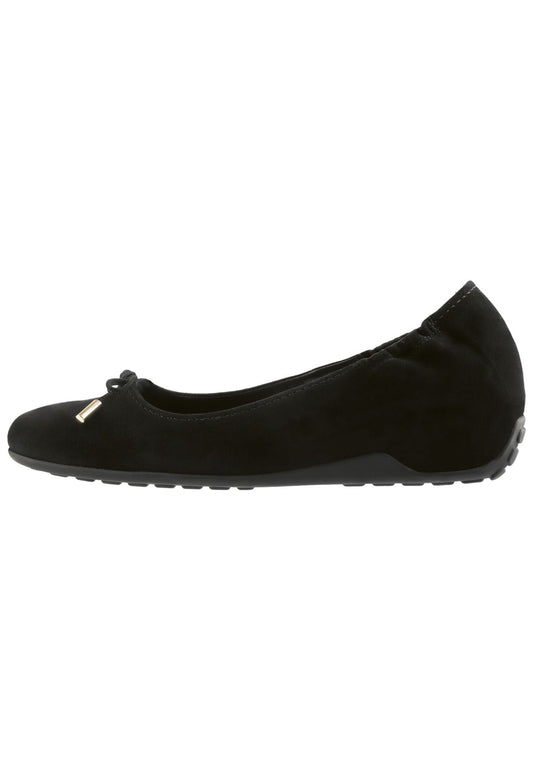 Högl Ballerinas Veloursleder Schwarz