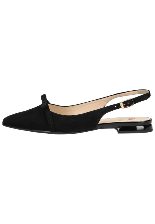 Högl Ballerinas Veloursleder Schwarz