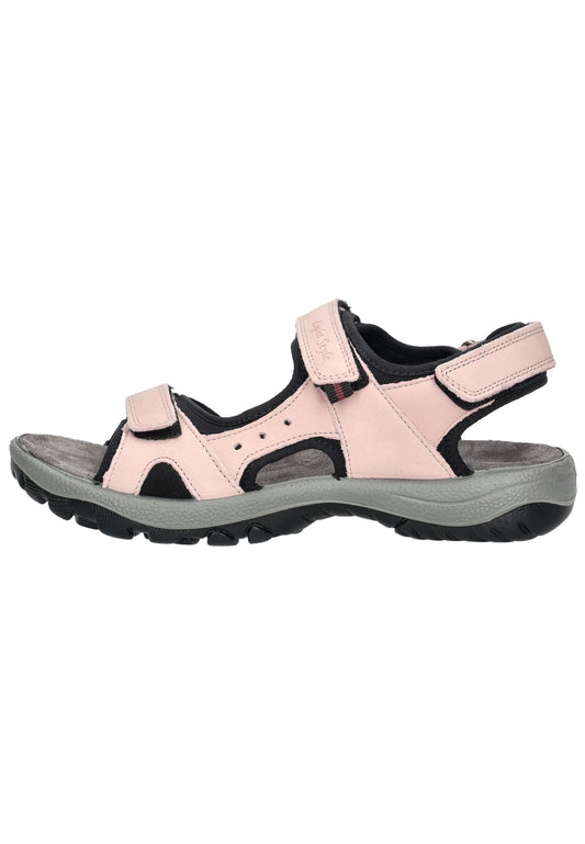 IMAC Sandalen Leder Schwarz/Rosa