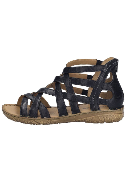 Josef Seibel Sandalen Leder Schwarz