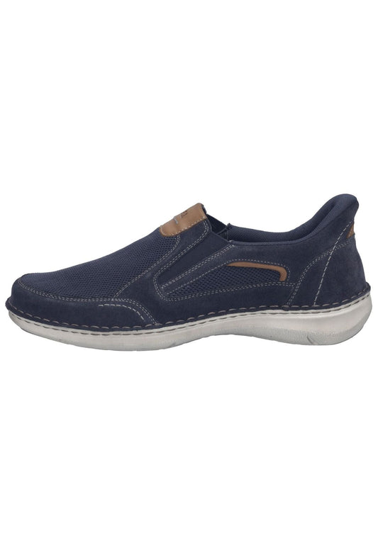 Josef Seibel Slipper Leder/Textil Nachtblau