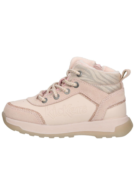 Kickers Stiefelette Lederimitat/Textil Rose
