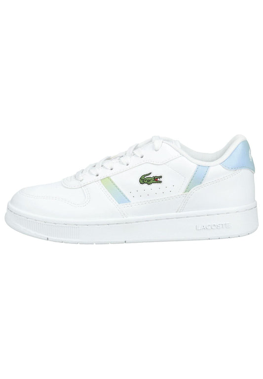Lacoste Sneaker Lederimitat Weiß/Grün