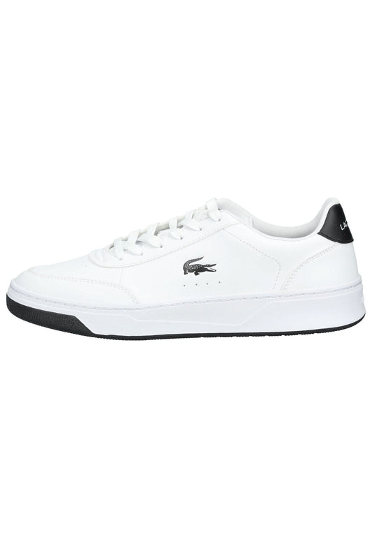 Lacoste Sneaker Lederimitat Weiß/Schwarz