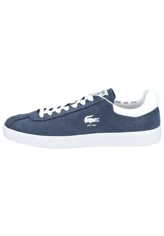 Lacoste Sneaker Veloursleder/Synthetik Navy/Weiß