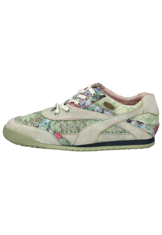 Laura Vita Halbschuhe Leder/Textil Grün