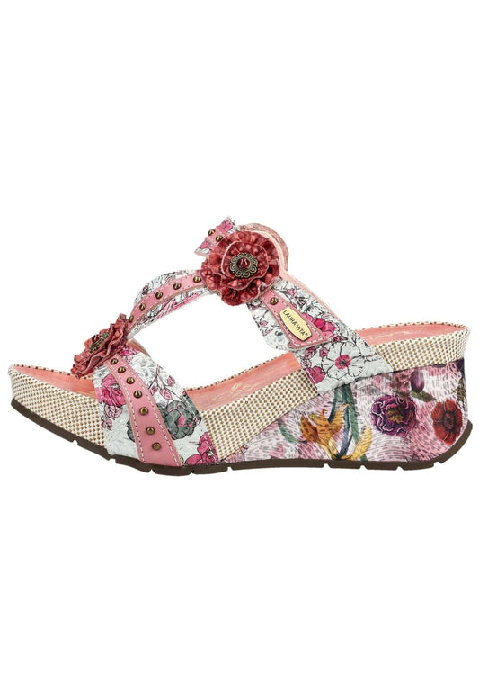 Laura Vita Pantoletten Leder Rose