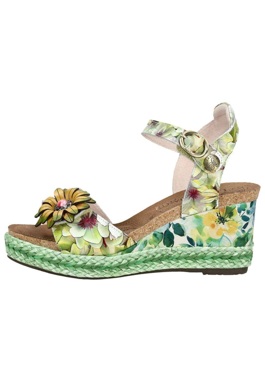 Laura Vita Sandalen Leder Grün