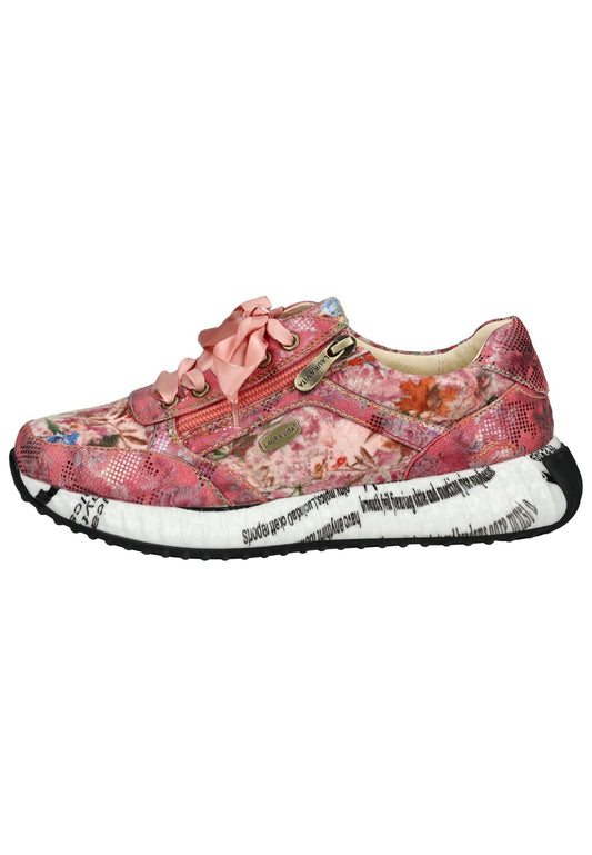 Laura Vita Sneaker Leder/Textil Erdbeere