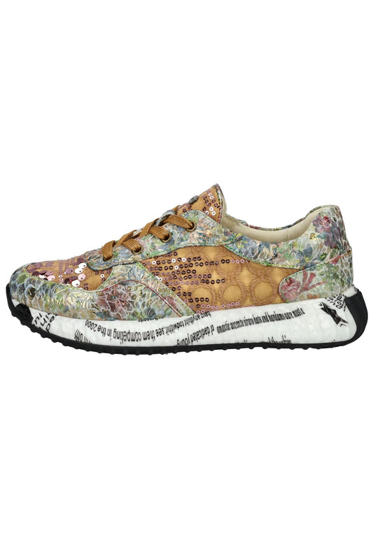Laura Vita Sneaker Leder/Textil Mokka