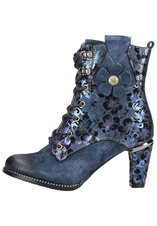 Laura Vita Stiefelette Leder Marine
