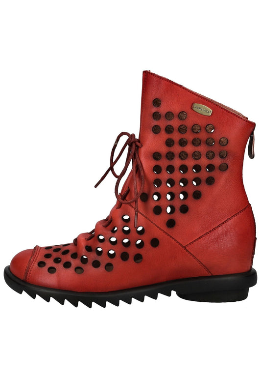 Laura Vita Stiefelette Leder Rot
