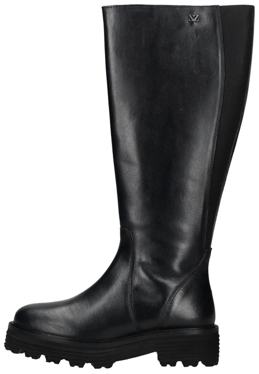 Lazamani Stiefel Leder Schwarz