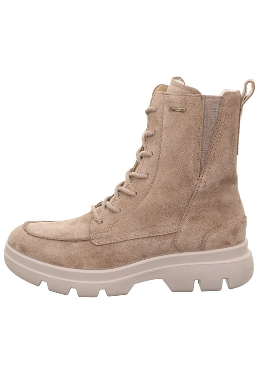 Legero Stiefelette Veloursleder Beige Warmfutter