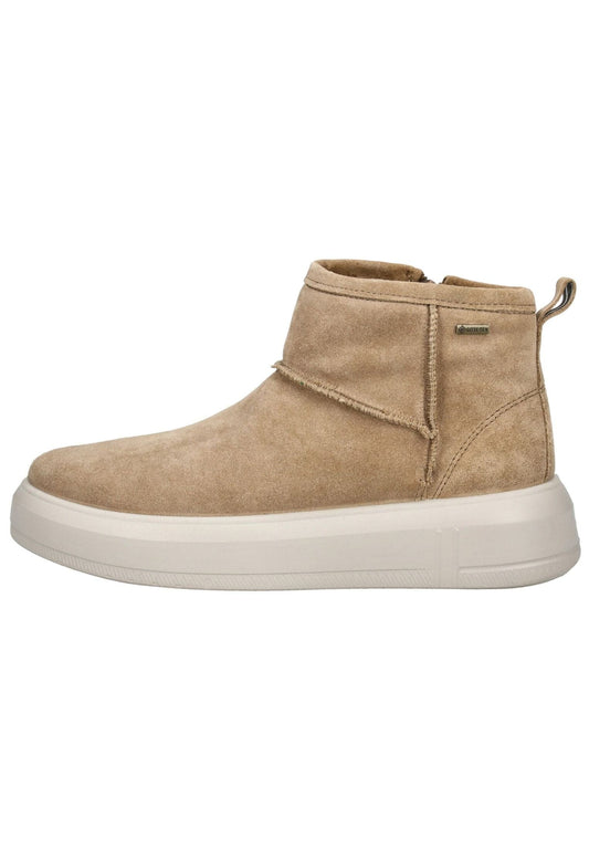 Legero Stiefelette Veloursleder Beige Warmfutter