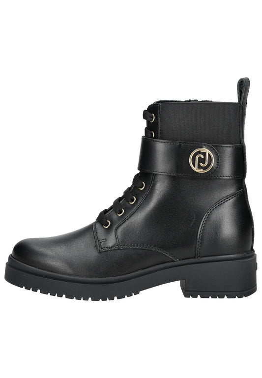 Liu Jo Stiefelette Leder/Textil Schwarz