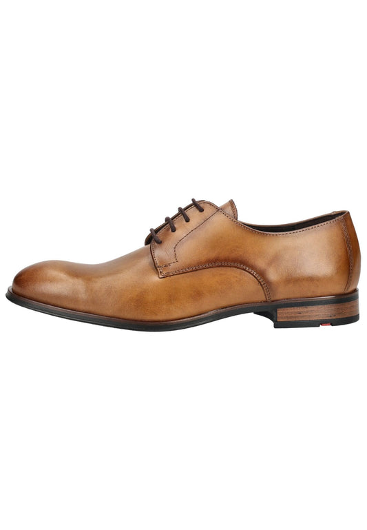 LLOYD SELECTED Businessschuhe Glattleder Cognac