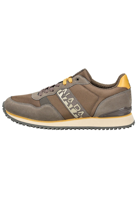 Napapijri Sneaker Lederimitat/Textil Braun/Orange