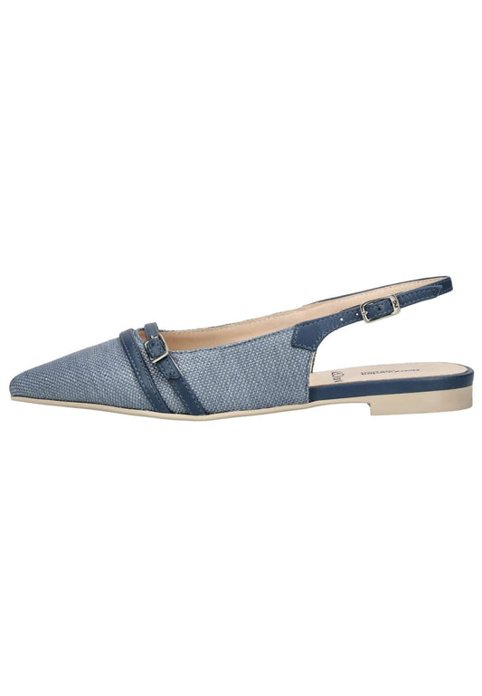 Nero Giardini Ballerinas Leder/Textil Blau