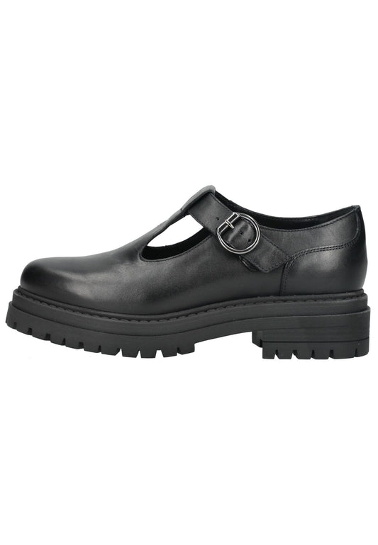 Nero Giardini Halbschuhe Leder Schwarz