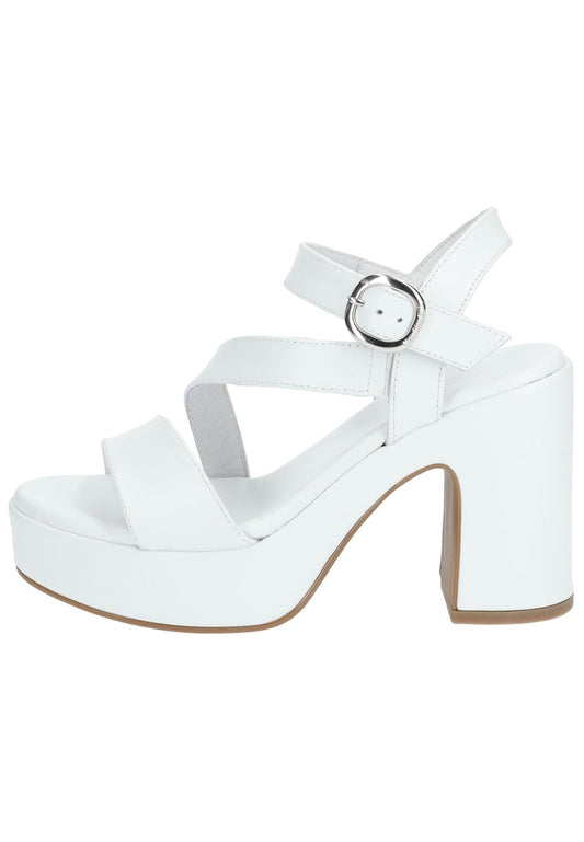 Nero Giardini Sandalen Leder Weiß
