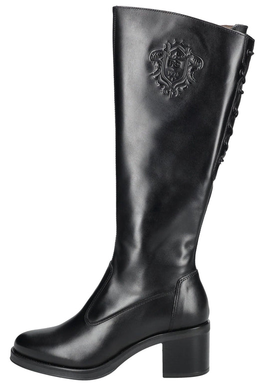 Nero Giardini Stiefel Leder Schwarz