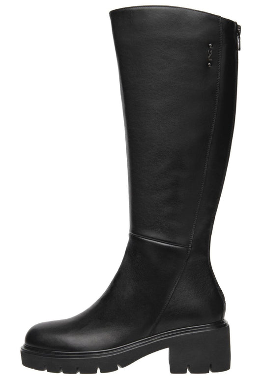 Nero Giardini Stiefel Leder Schwarz