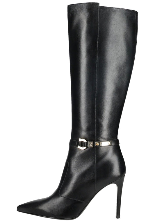 Nero Giardini Stiefel Leder Schwarz