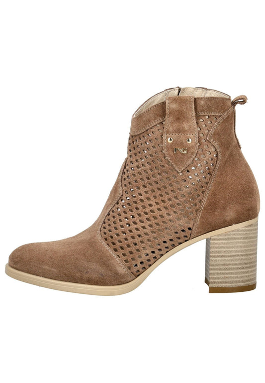 Nero Giardini Stiefelette Veloursleder Braun