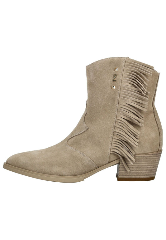 Nero Giardini Stiefelette Veloursleder Camel